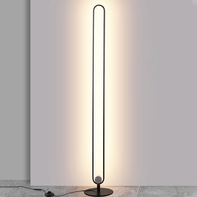 Hevenly Industrial LED Minimalist Metal Floor Lamp