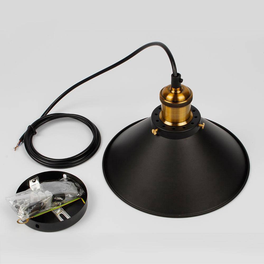 Vintage Gold Metal Pendant Light