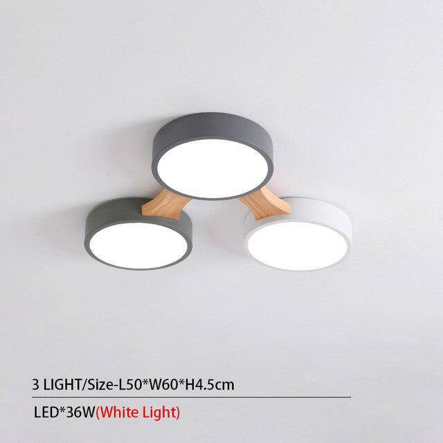Botimi Multi-Section Round LED Ceiling Light