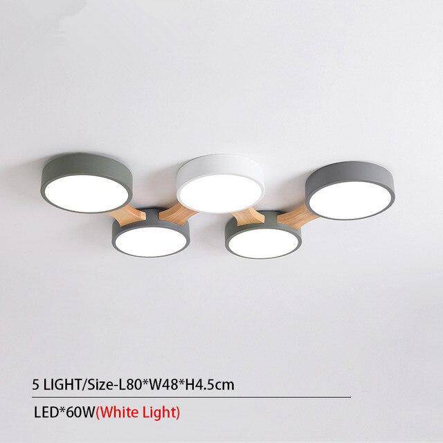 Botimi Multi-Section Round LED Ceiling Light