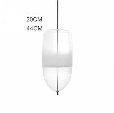 Blue Glass LED Pendant Light in Multiple Shapes