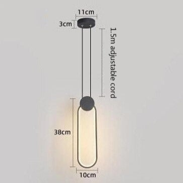 Oryna Geometric Minimalist LED Suspension Light