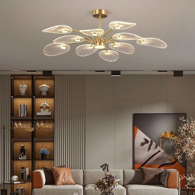 Modern LED Petal-Shaped Akimera Chandelier