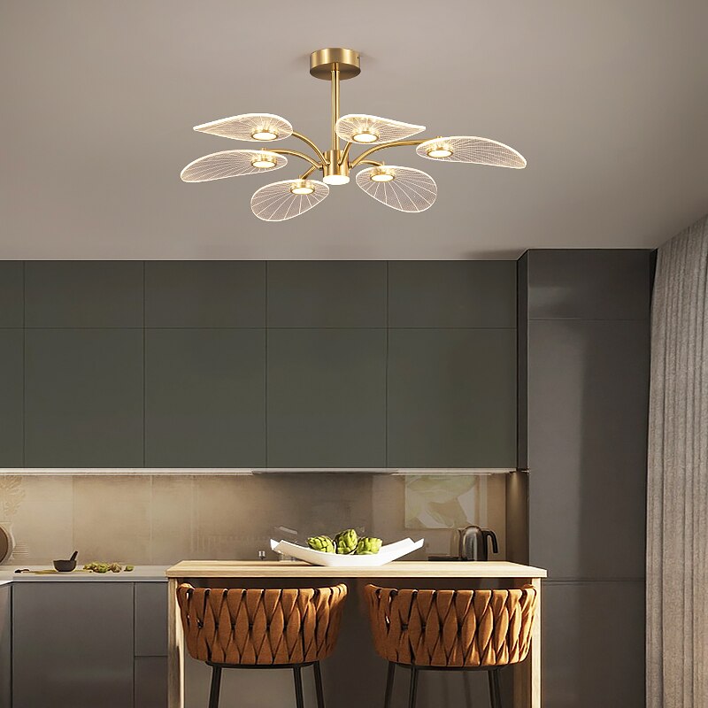 Modern LED Petal-Shaped Akimera Chandelier
