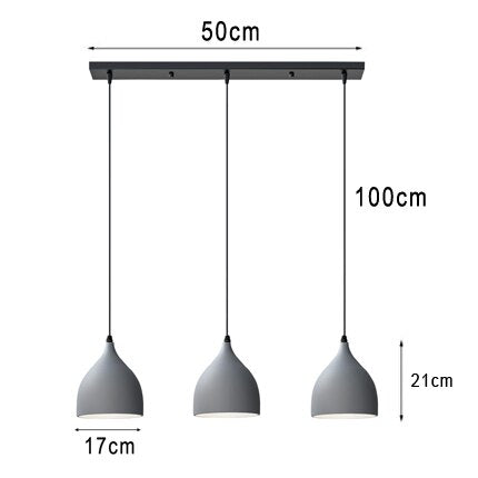Modern Minimalist Metal LED Pendant Light Willo