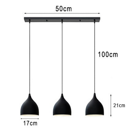 Modern Minimalist Metal LED Pendant Light Willo