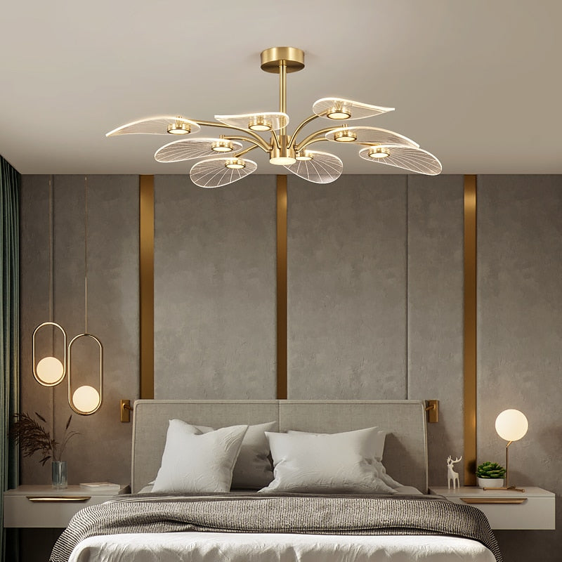 Modern LED Petal-Shaped Akimera Chandelier
