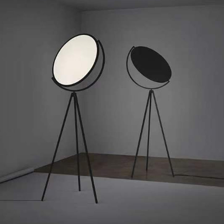 Modern LED Tripod Floor Lamp with Round Shade Loon
