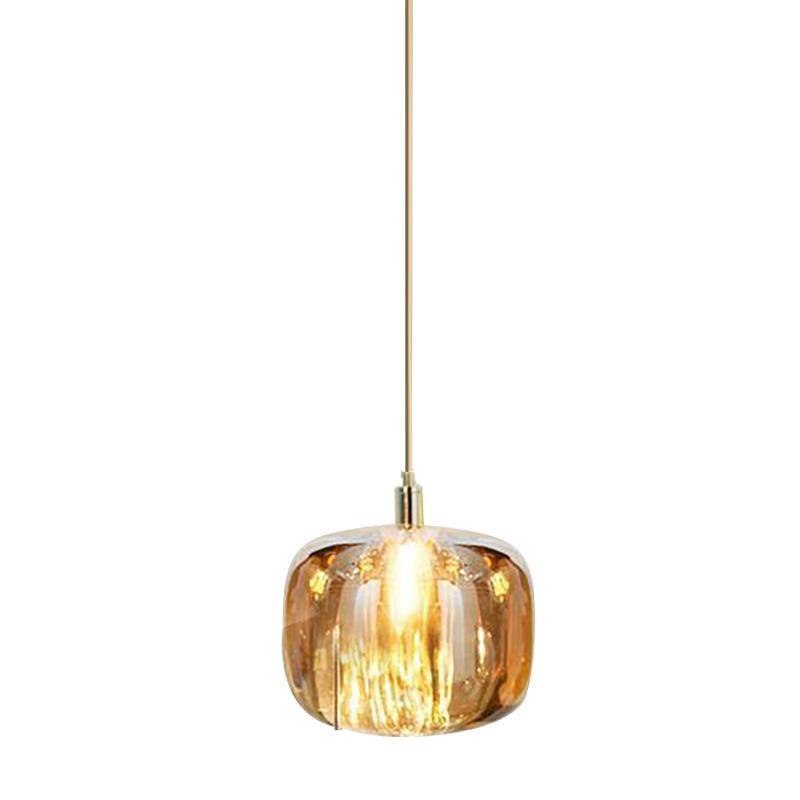 Creative LED Suspension Design with Glass Shade