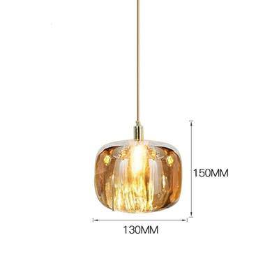 Creative LED Suspension Design with Glass Shade