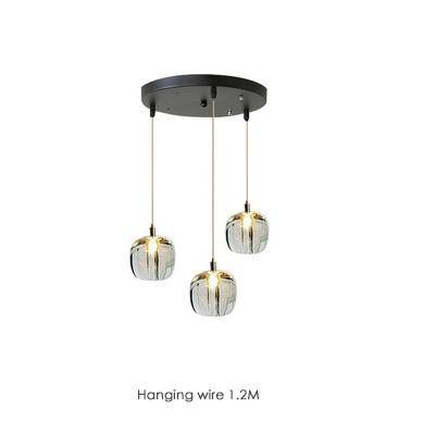 Creative LED Suspension Design with Glass Shade