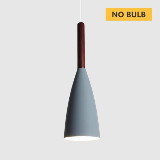 Industrial Metal LED Pendant Light with Shade