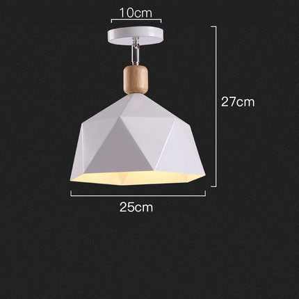 Modern LED Ceiling Light with Metal Shade - Garino