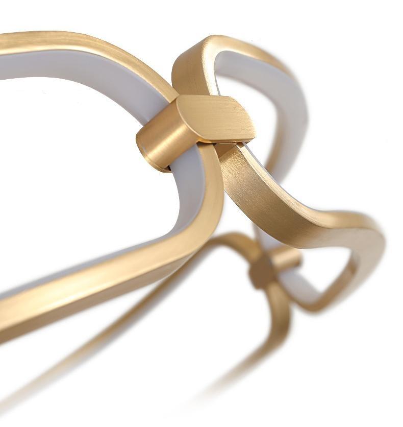 Gold LED Ring Pendant Light Design - Pavia