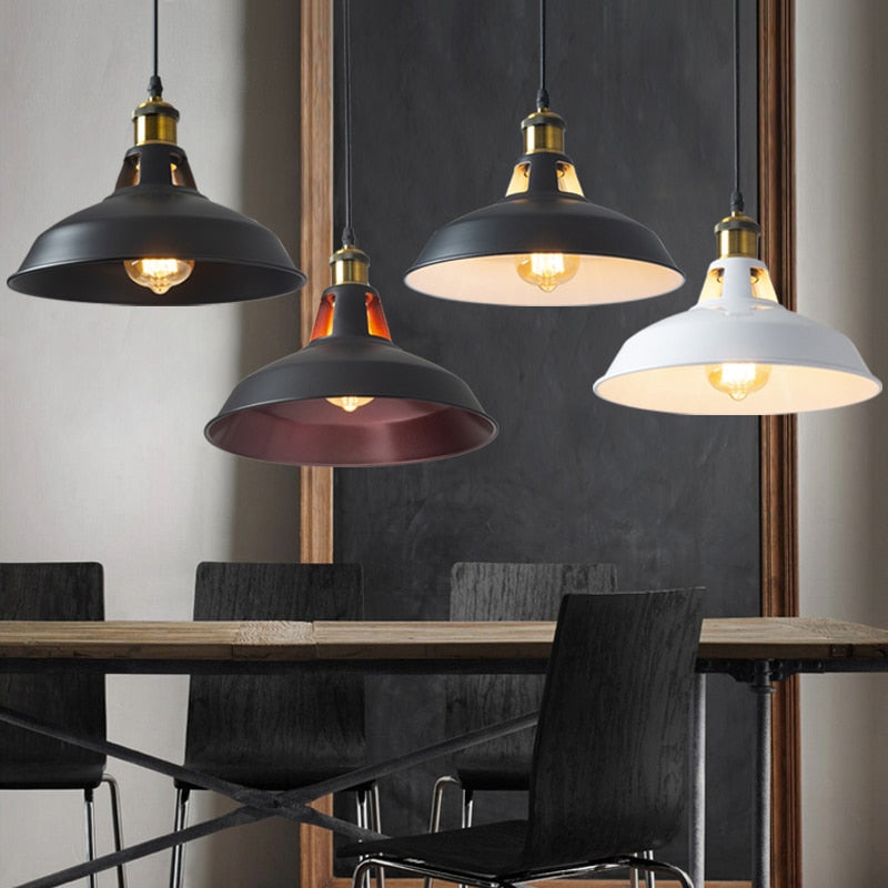 Inna Industrial Pendant Light with Metal Neck