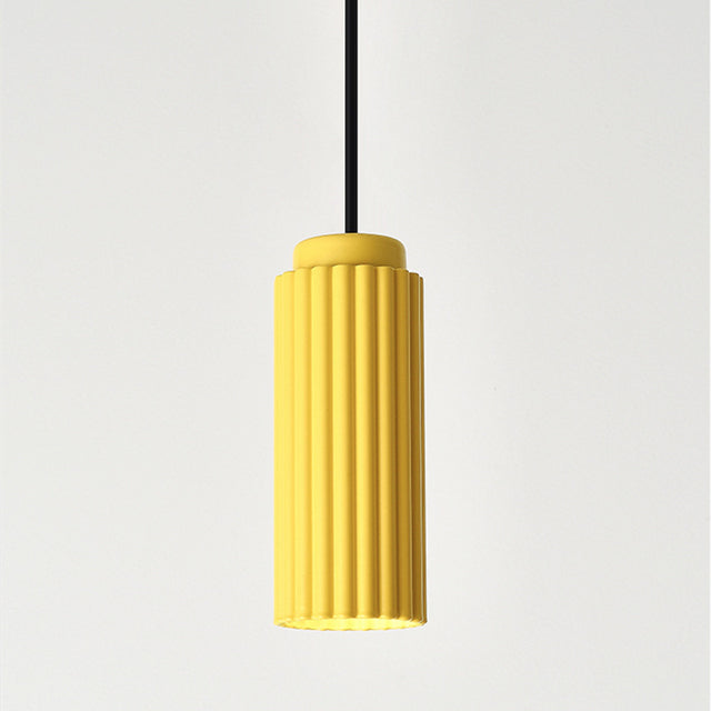 Modern LED Suspension Light with Colorful Tube Shade Kinna