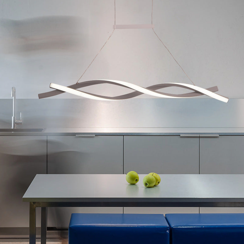 Callan Wave-Shaped LED Pendant Light