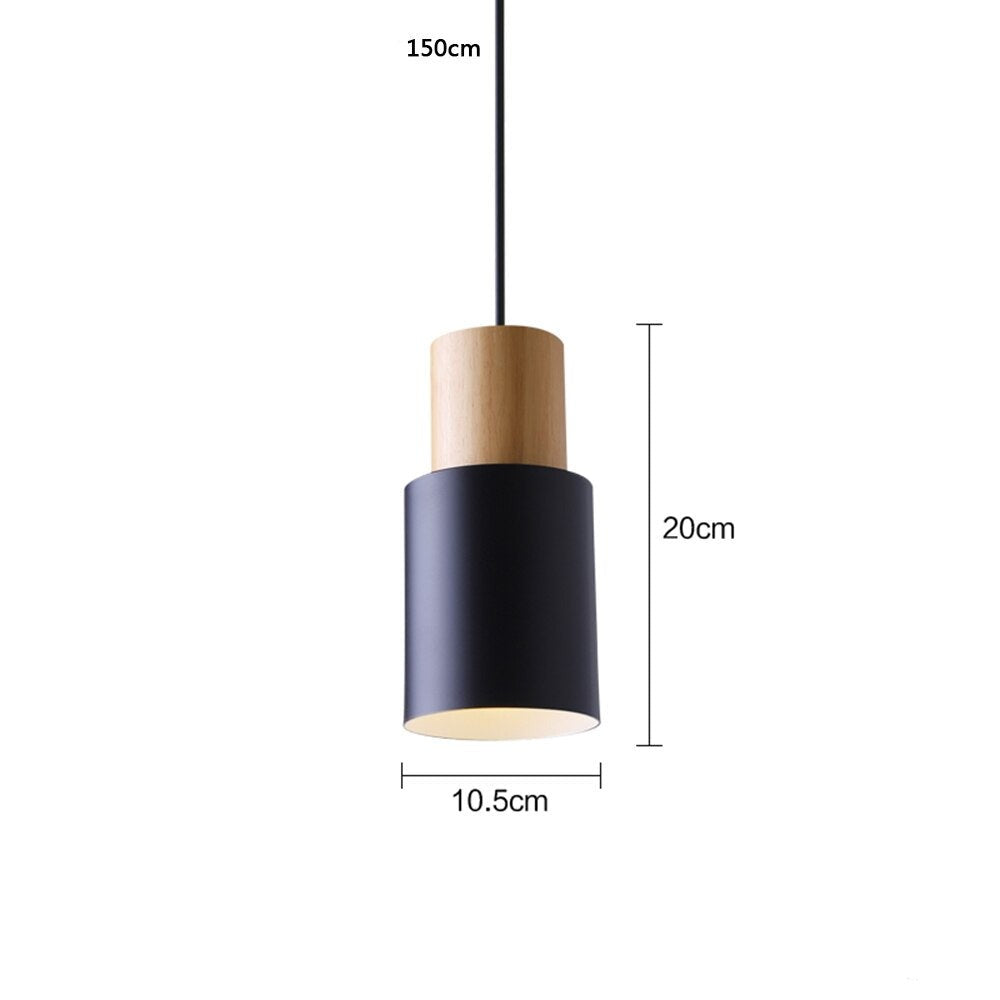 Gemira Cylindrical Shade LED Pendant Light