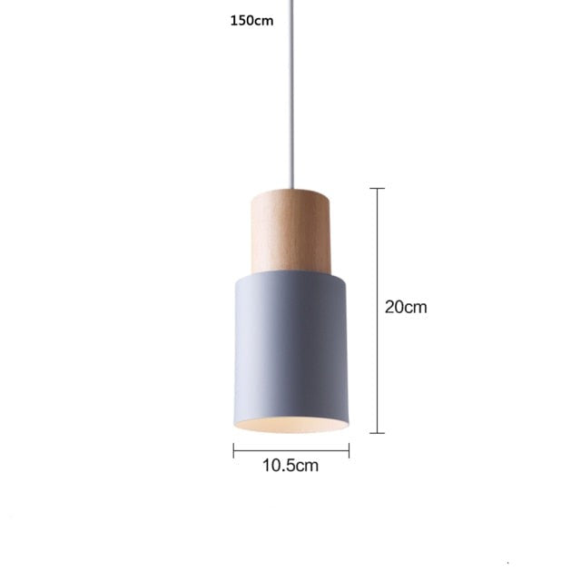 Gemira Cylindrical Shade LED Pendant Light