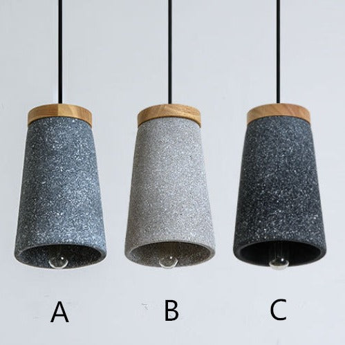 Marta Cement Shade LED Suspension Design Light