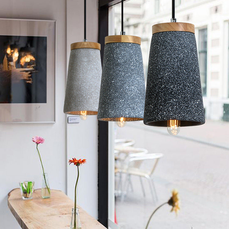 Marta Cement Shade LED Suspension Design Light