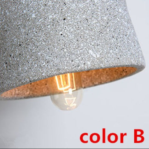 Marta Cement Shade LED Suspension Design Light