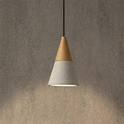 Wooden and Cement Suspension Design in Various Shapes Studio