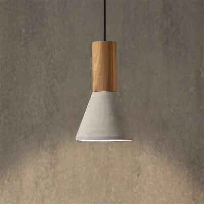 Wooden and Cement Suspension Design in Various Shapes Studio