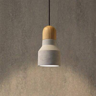 Wooden and Cement Suspension Design in Various Shapes Studio