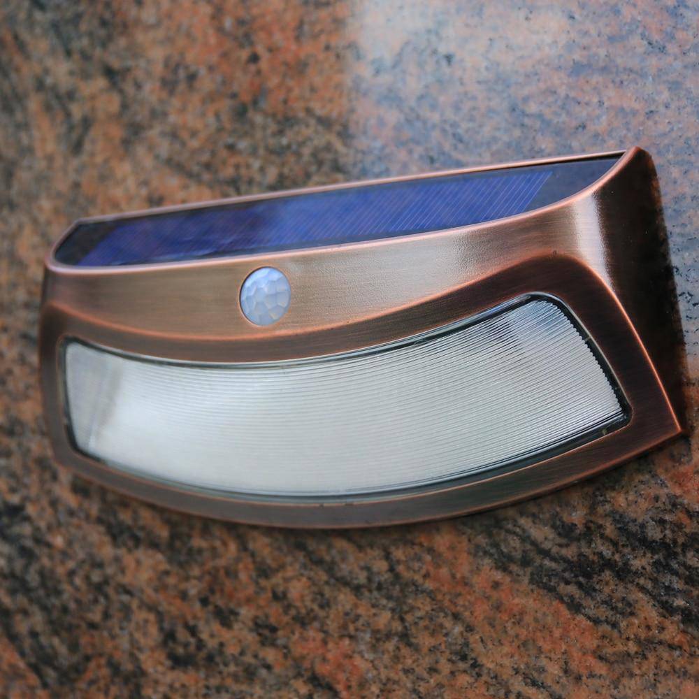 Vintage LED Solar Outdoor Wall Light