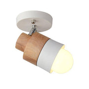 LED Spotlight with Wooden Accent