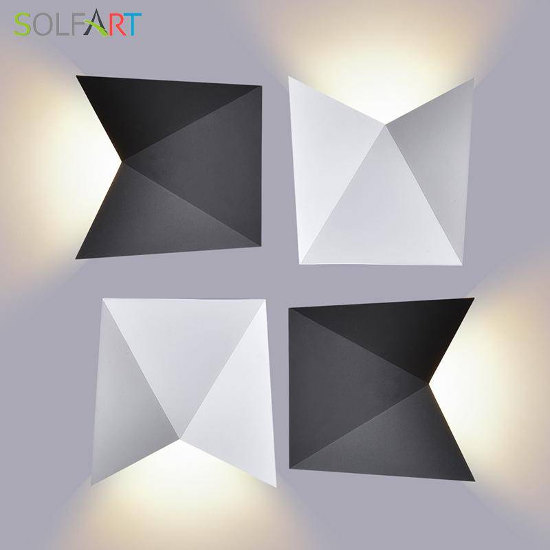 Geometric LED Wall Sconce