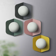 Modern Minimalist White Globe LED Wall Sconce