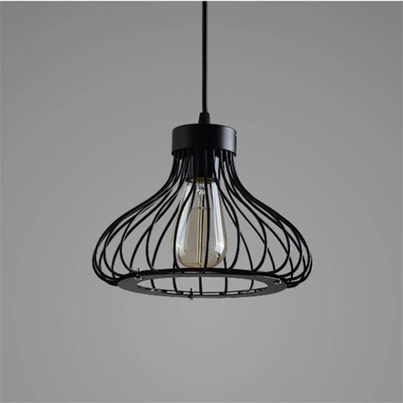 Industrial Cage Pendant Light Fixture