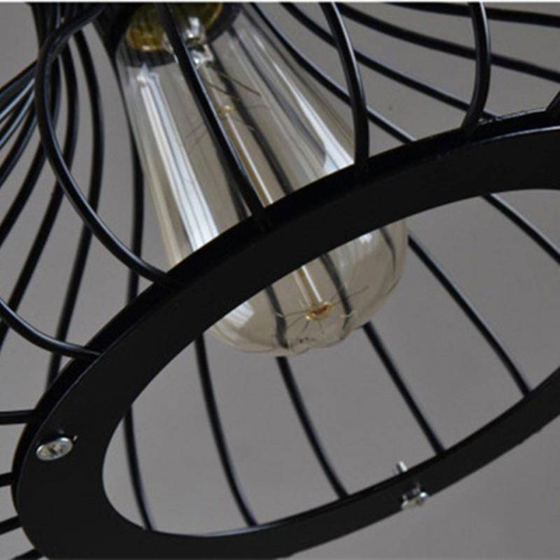 Industrial Cage Pendant Light Fixture