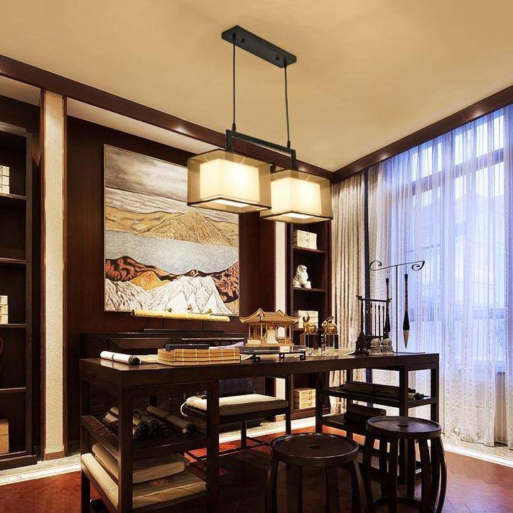 Nordic Style Cube Suspension Light with Multiple Lamps