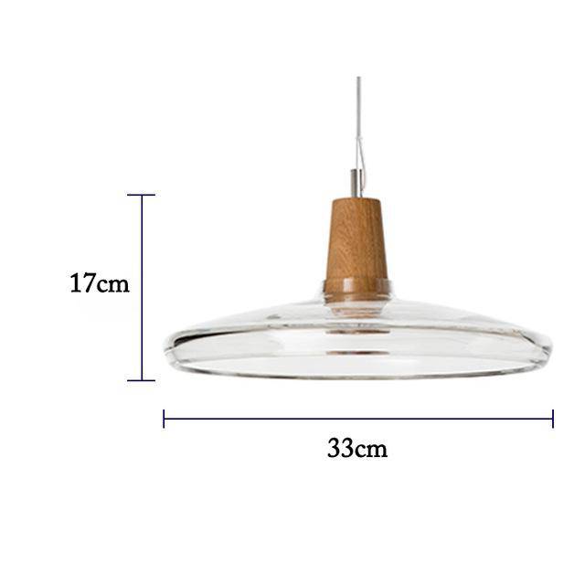 LED Glass Pendant Light in Various Shapes