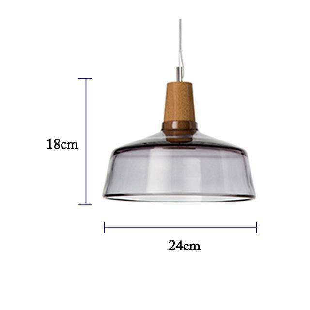 LED Glass Pendant Light in Various Shapes