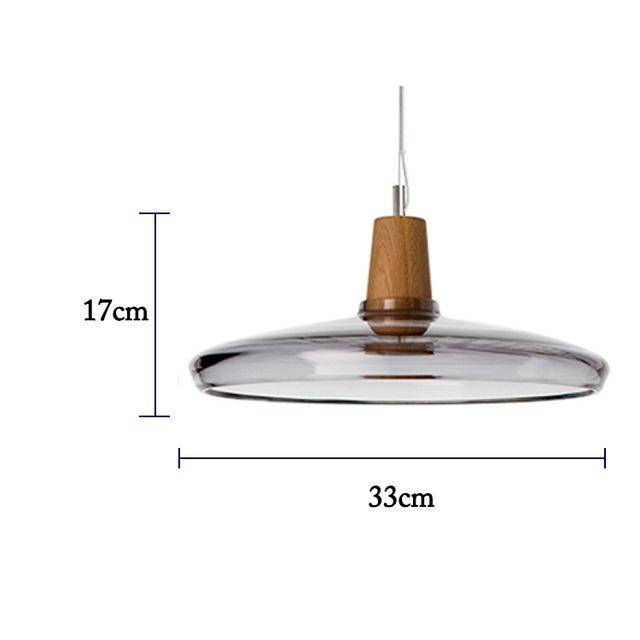 LED Glass Pendant Light in Various Shapes