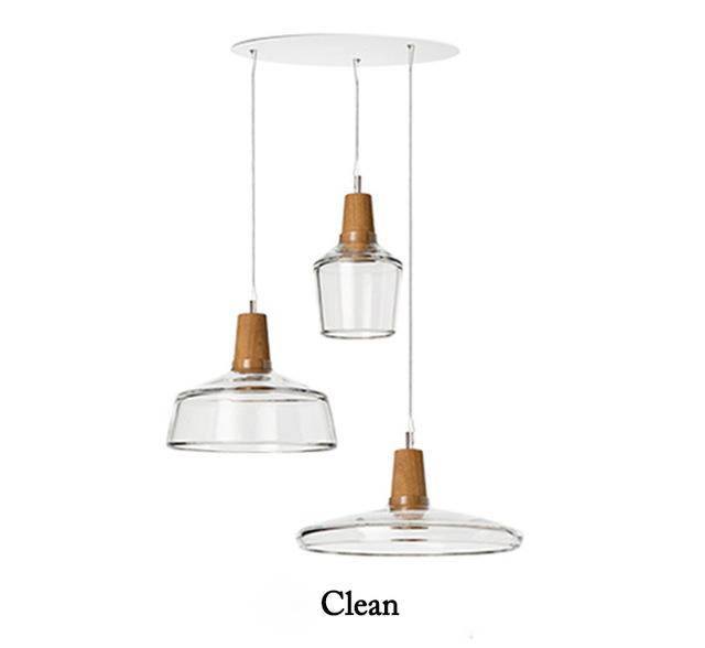 LED Glass Pendant Light in Various Shapes