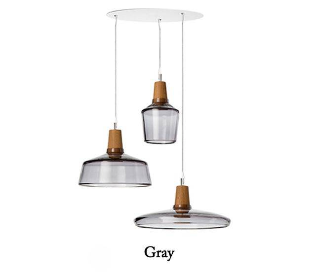 LED Glass Pendant Light in Various Shapes