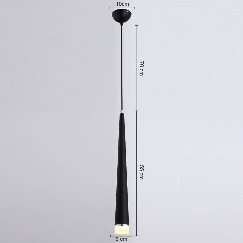 Cone-Shaped LED Pendant Light (Multiple Colors)