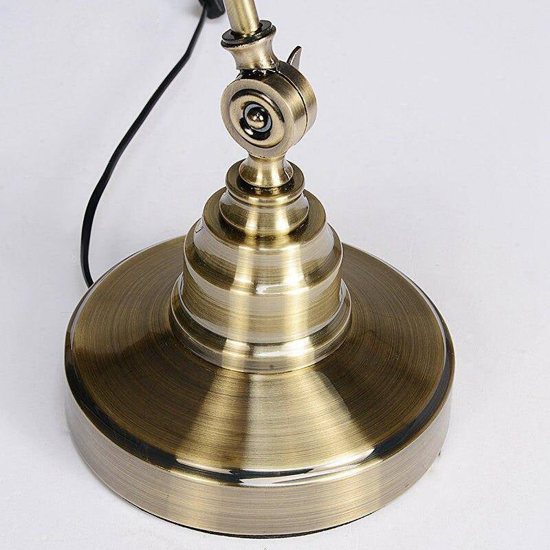 Rustic Gold Punk LED Desk or Nightstand Lamp