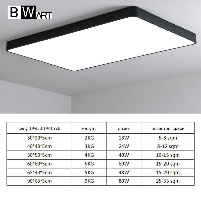 Modern Rectangle LED Ceiling Light Bwart