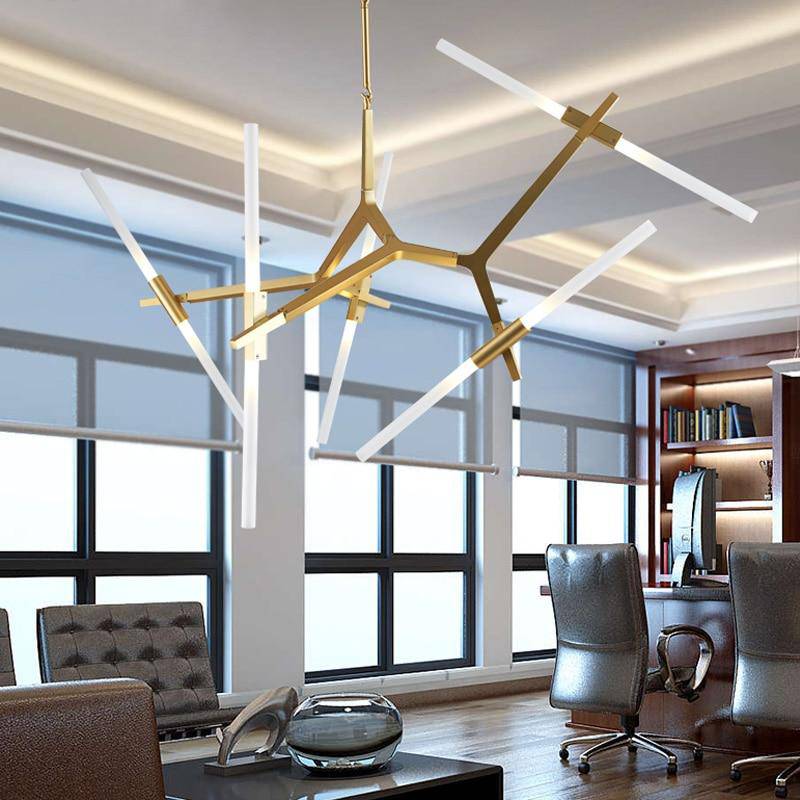 Tube Branch Arts Design Chandelier