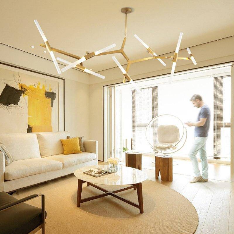 Tube Branch Arts Design Chandelier