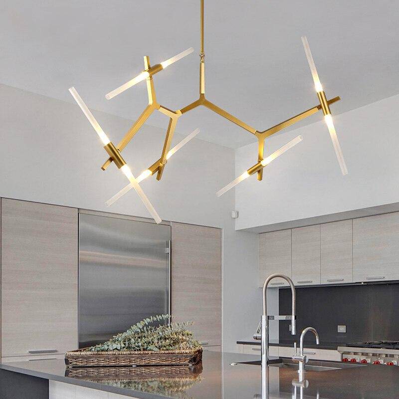 Tube Branch Arts Design Chandelier