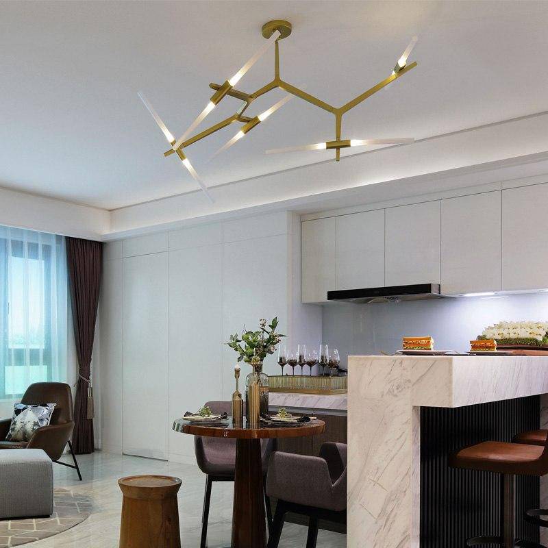 Tube Branch Arts Design Chandelier