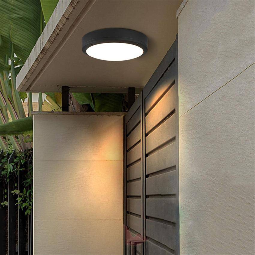 Round LED Outdoor Ceiling Light - Atmosphere