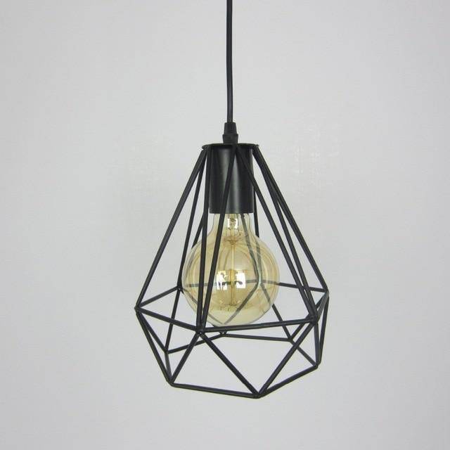Vintage Rose or Black Diamond Suspension Cage